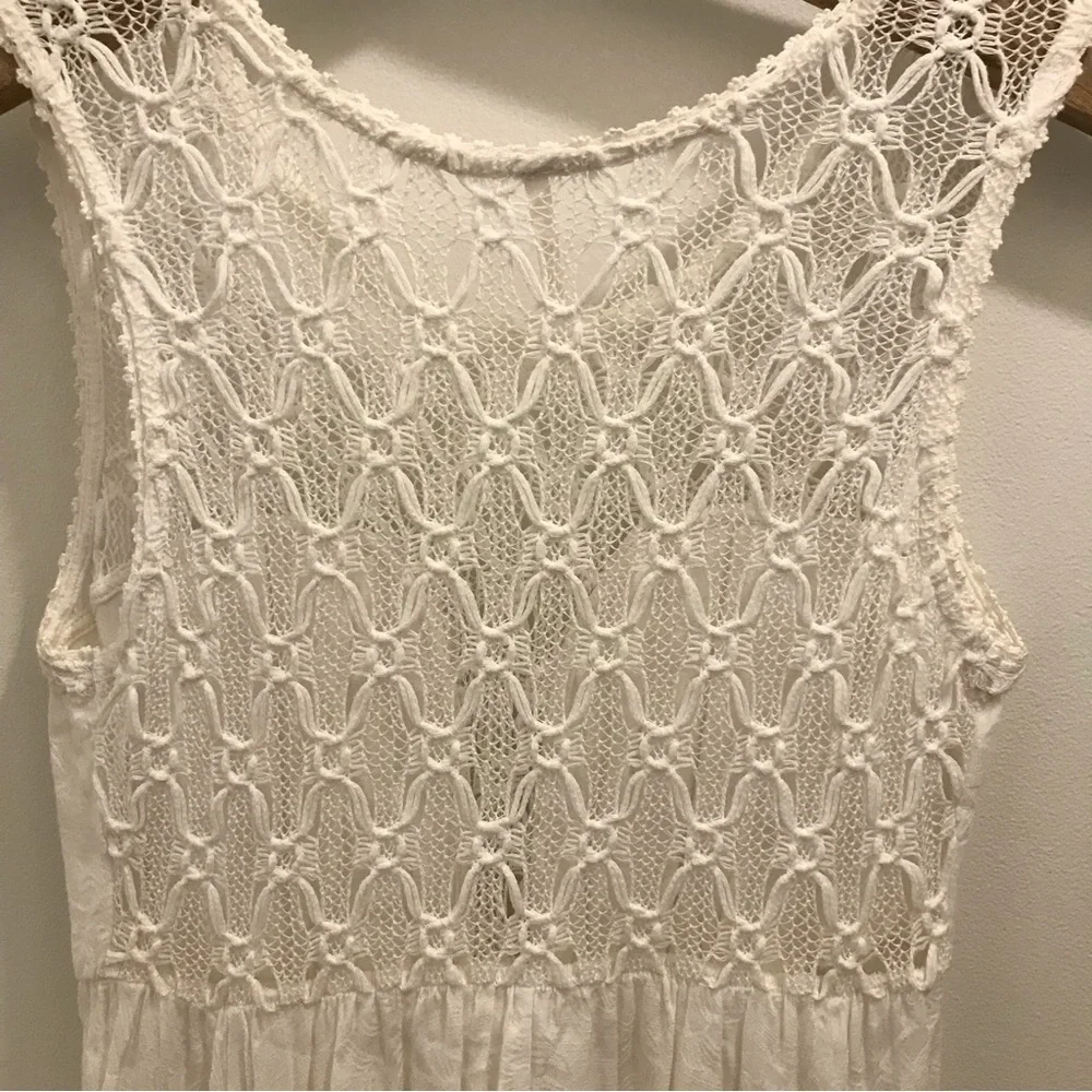 Free People Fiesta Dress XS white crochet lace - Picture 10 of 13